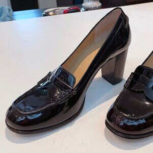 Micheal Kors Buchanan heeled loafers